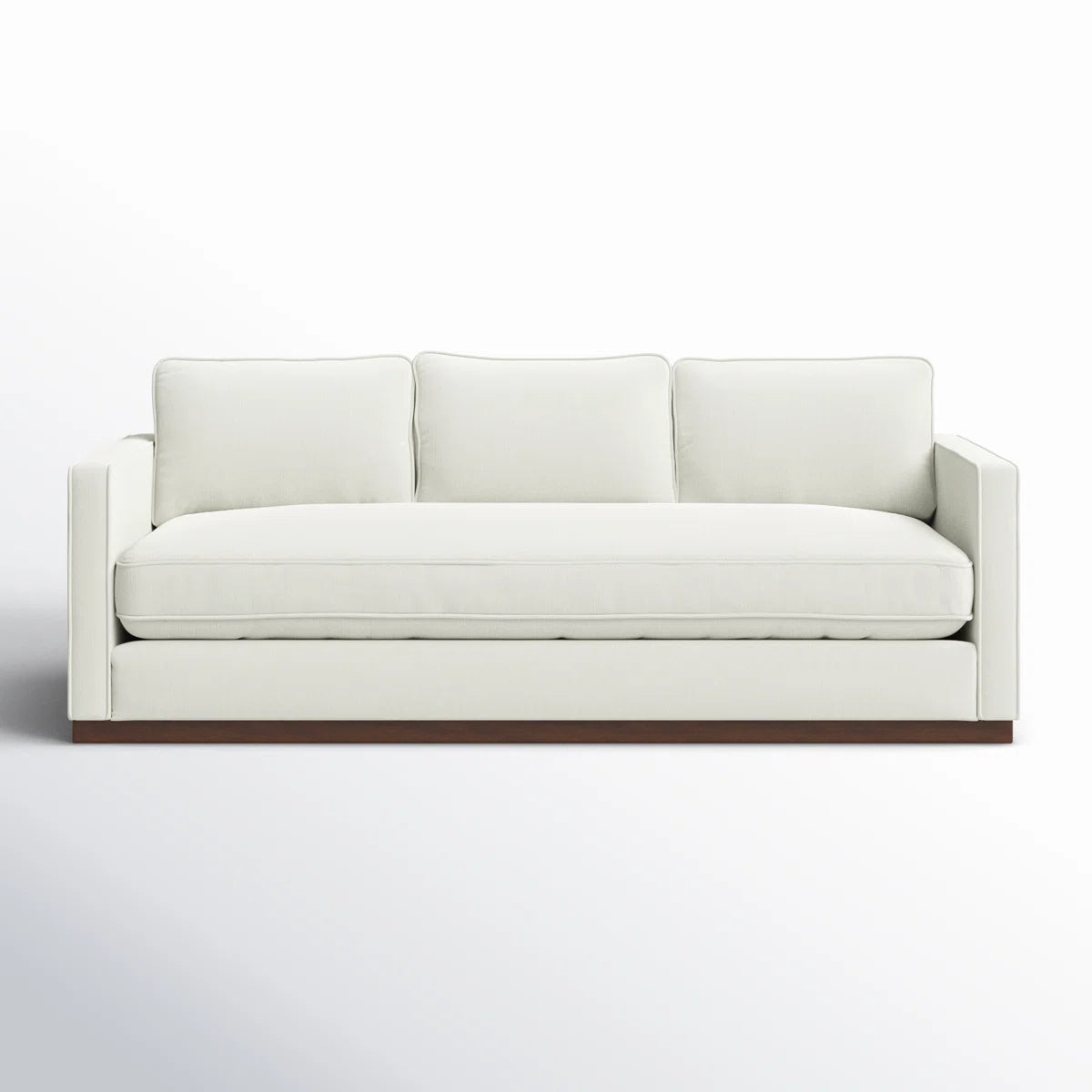 Rounded Back Upholstered Swivel Armchair Configurable Living Room set