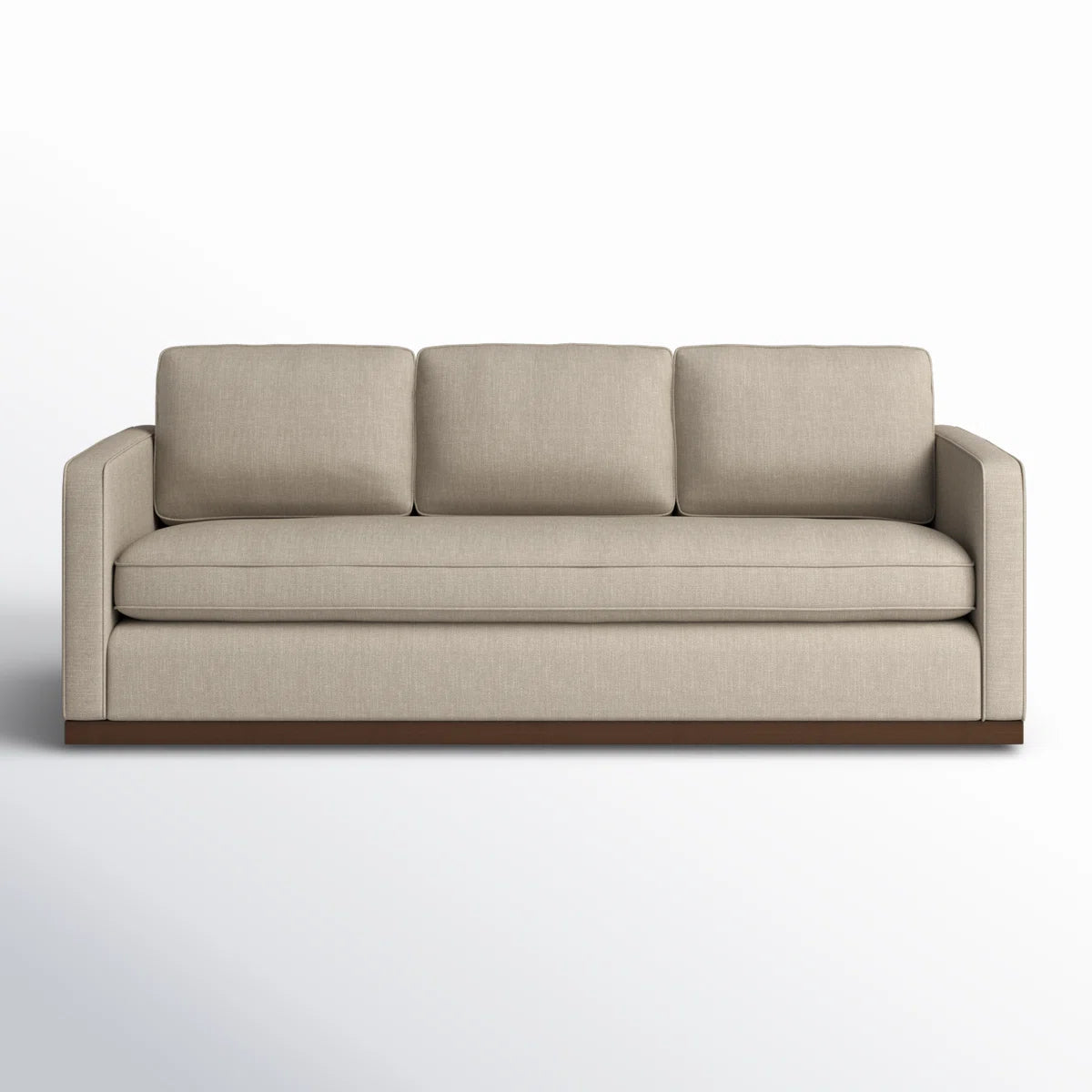 Rounded Back Upholstered Swivel Armchair Configurable Living Room set