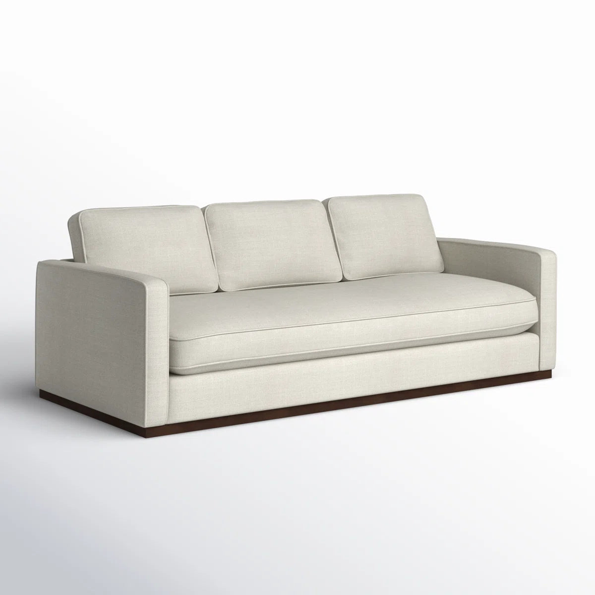 Rounded Back Upholstered Swivel Armchair Configurable Living Room set
