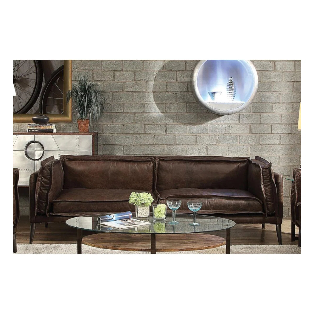 Sofa in Distress Chocolate