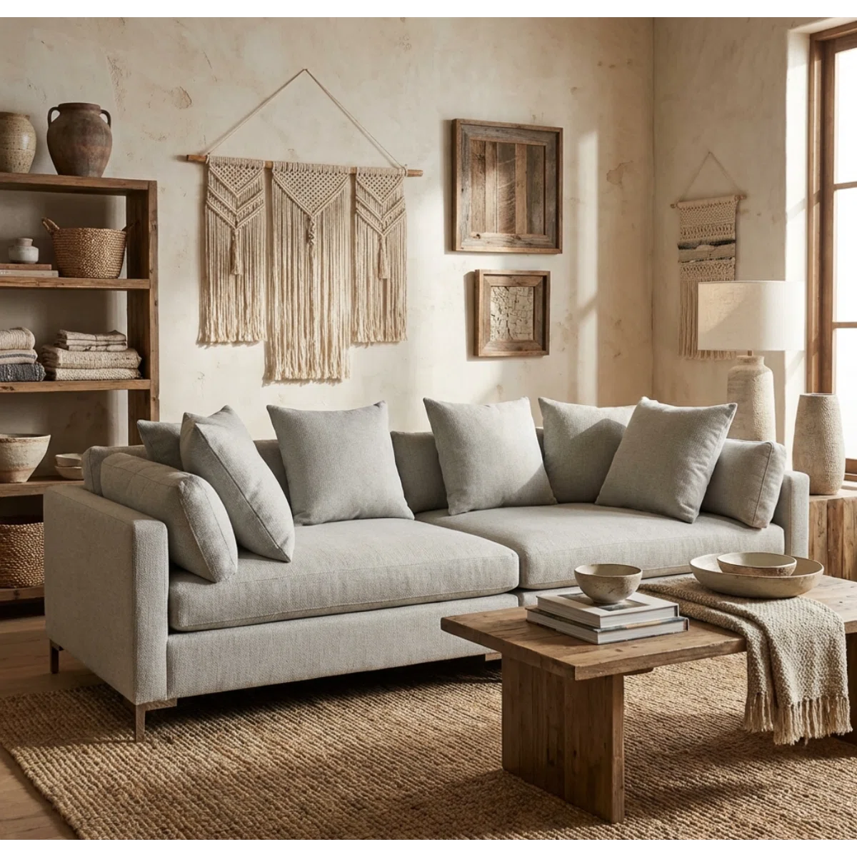 Square Arm Sofa