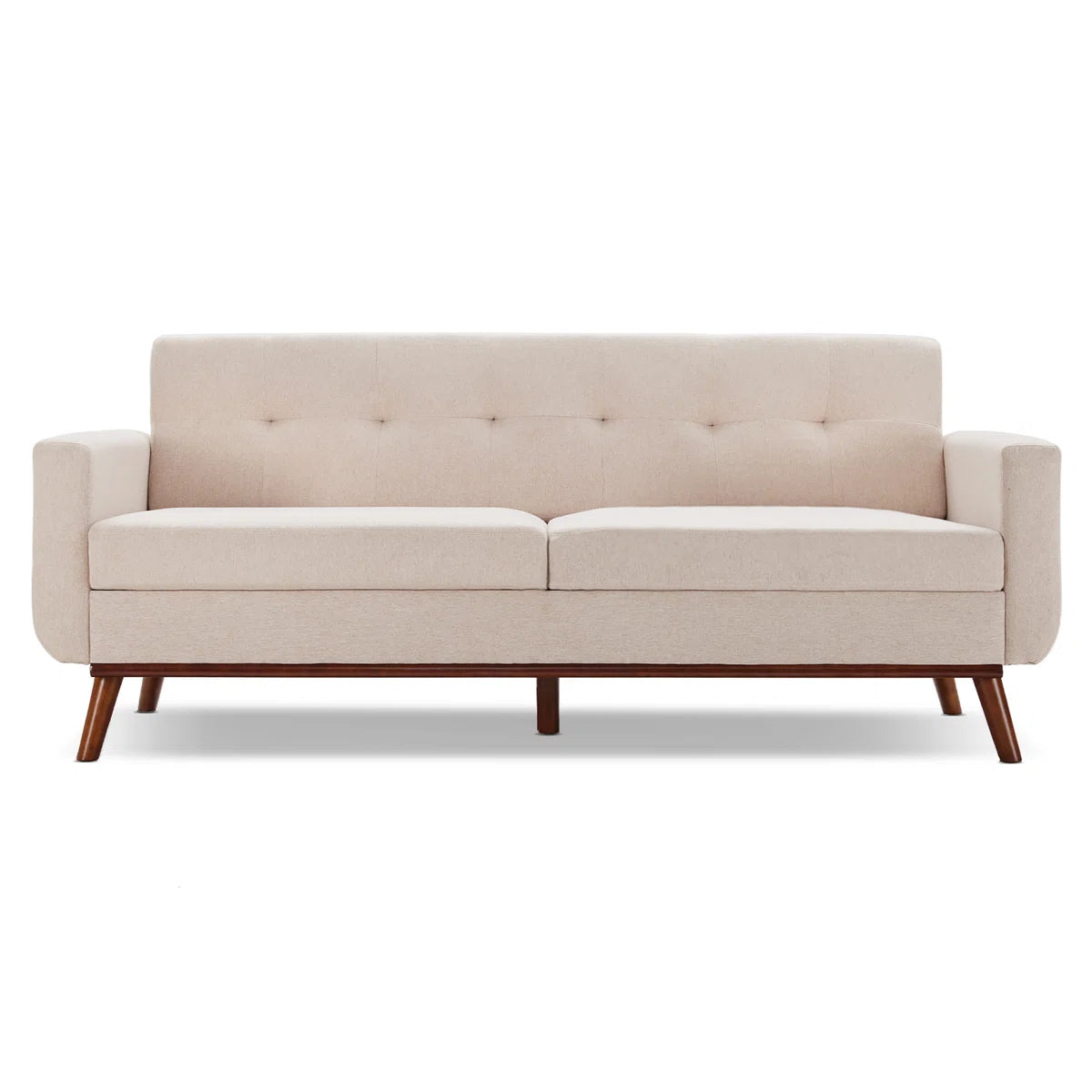 Tufted Upholstered Love Seat Sofa Couches Small Couch for Living Room & Apartment