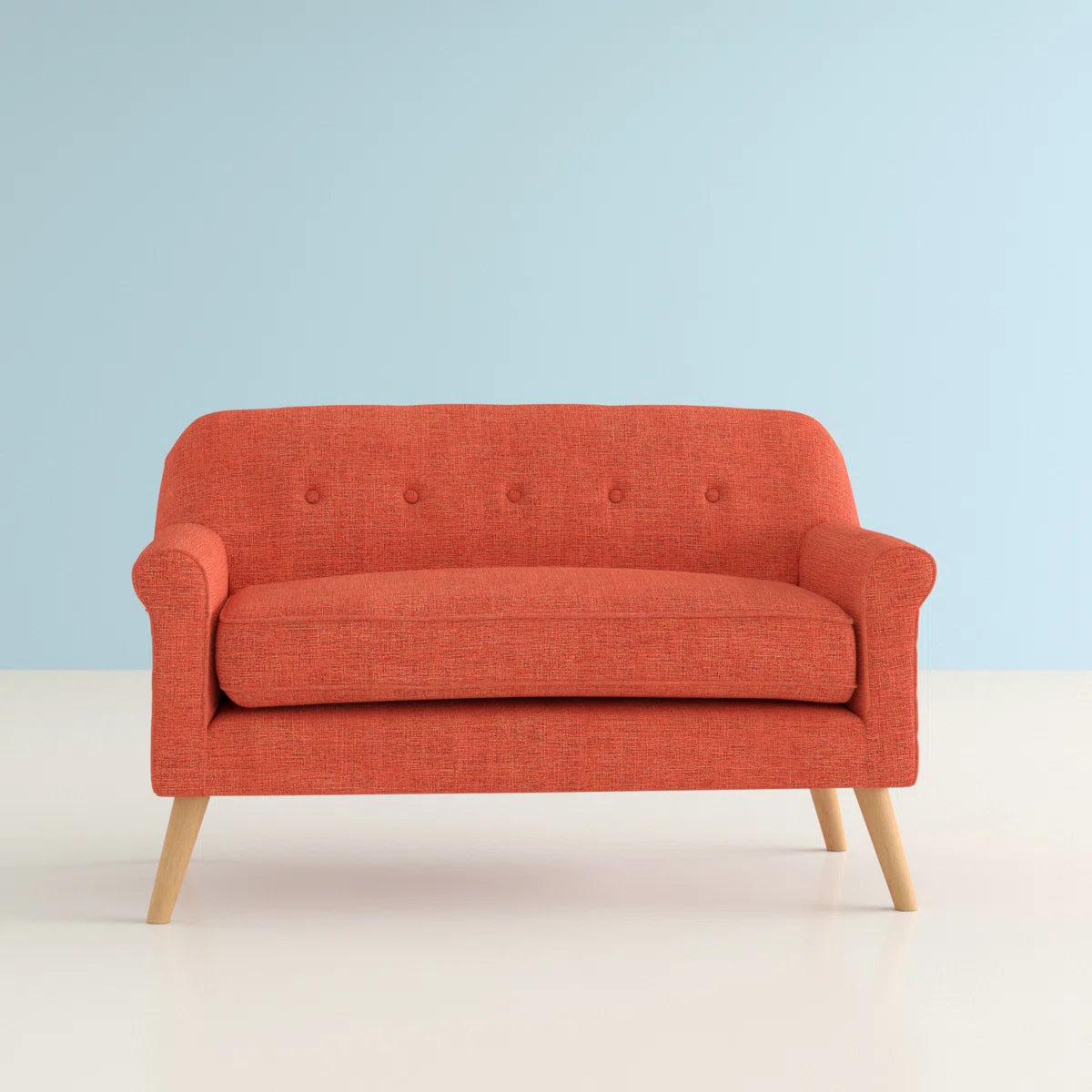 Upholstered Loveseat:- Perfect For Couple Use in Living Room