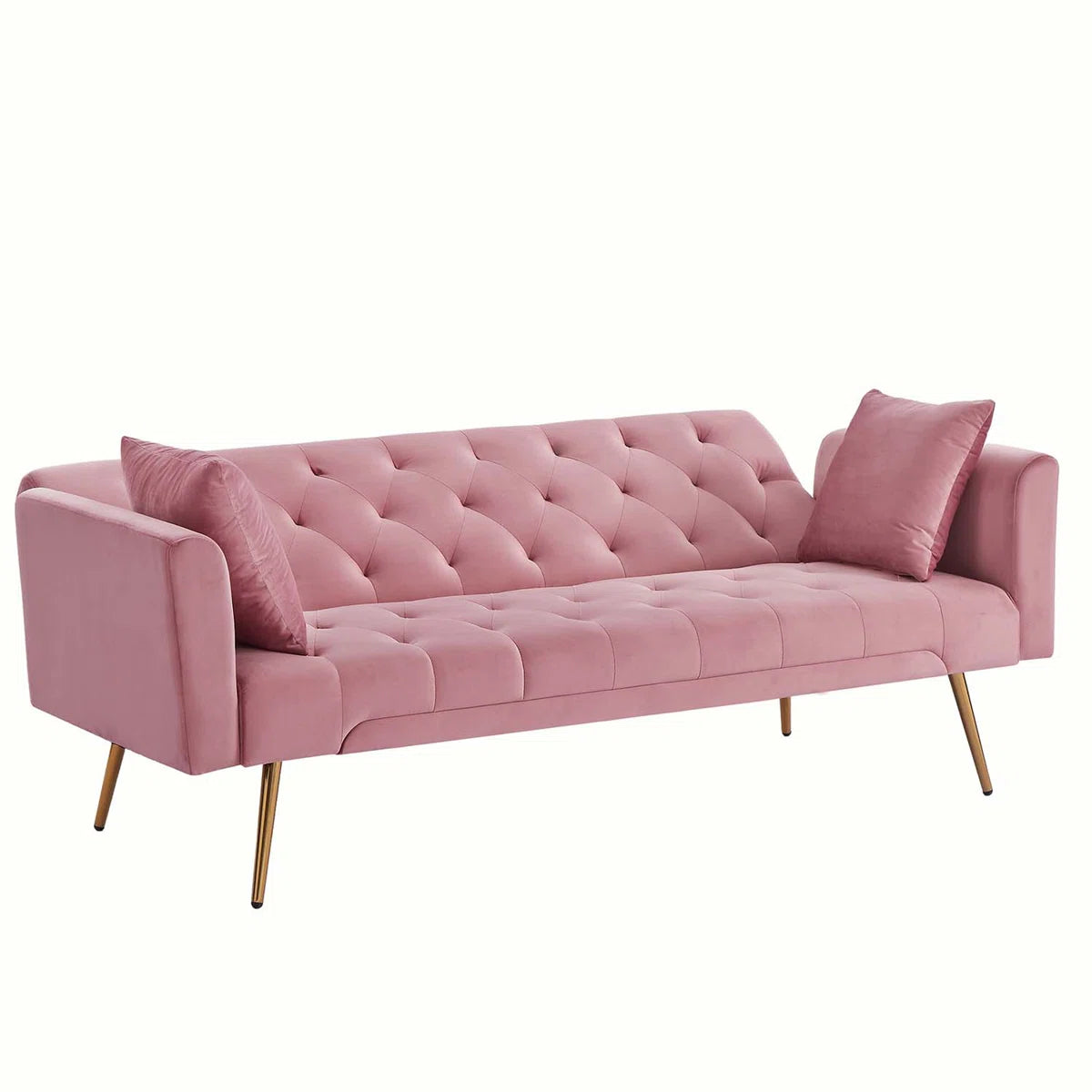 Modern Style 71.65‘’ Upholstered Velvet Sleeper Sofa