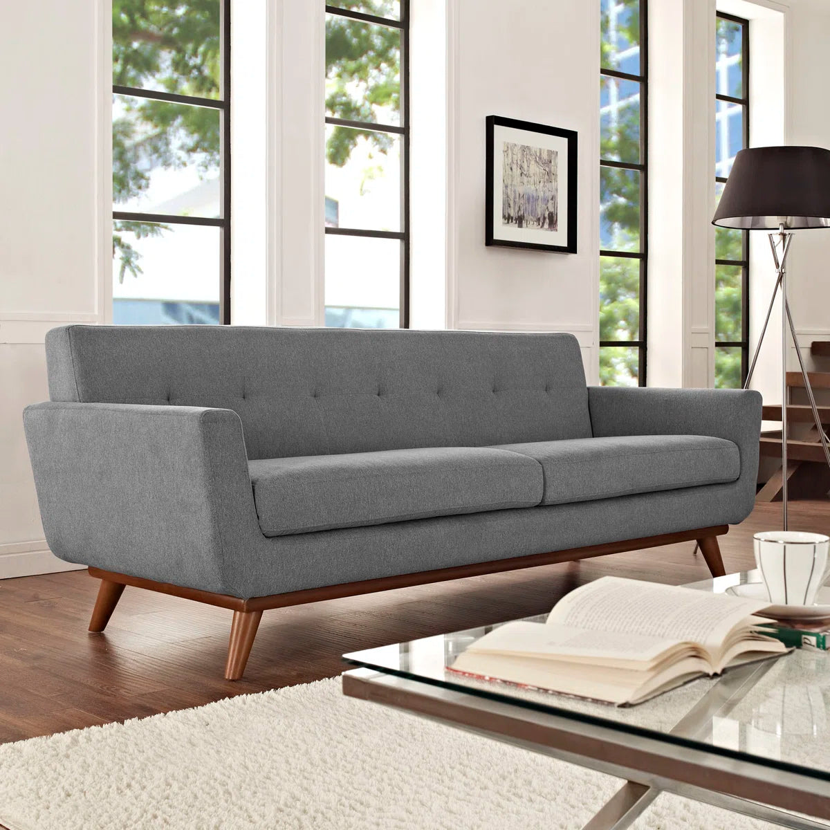 Upholstered Fabric Sofa