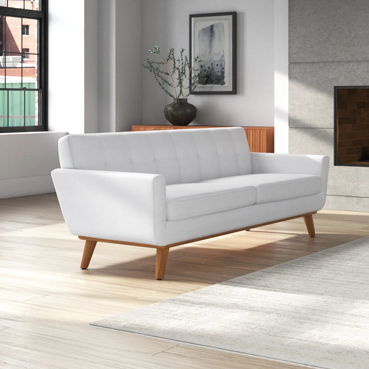 Upholstered Fabric Sofa