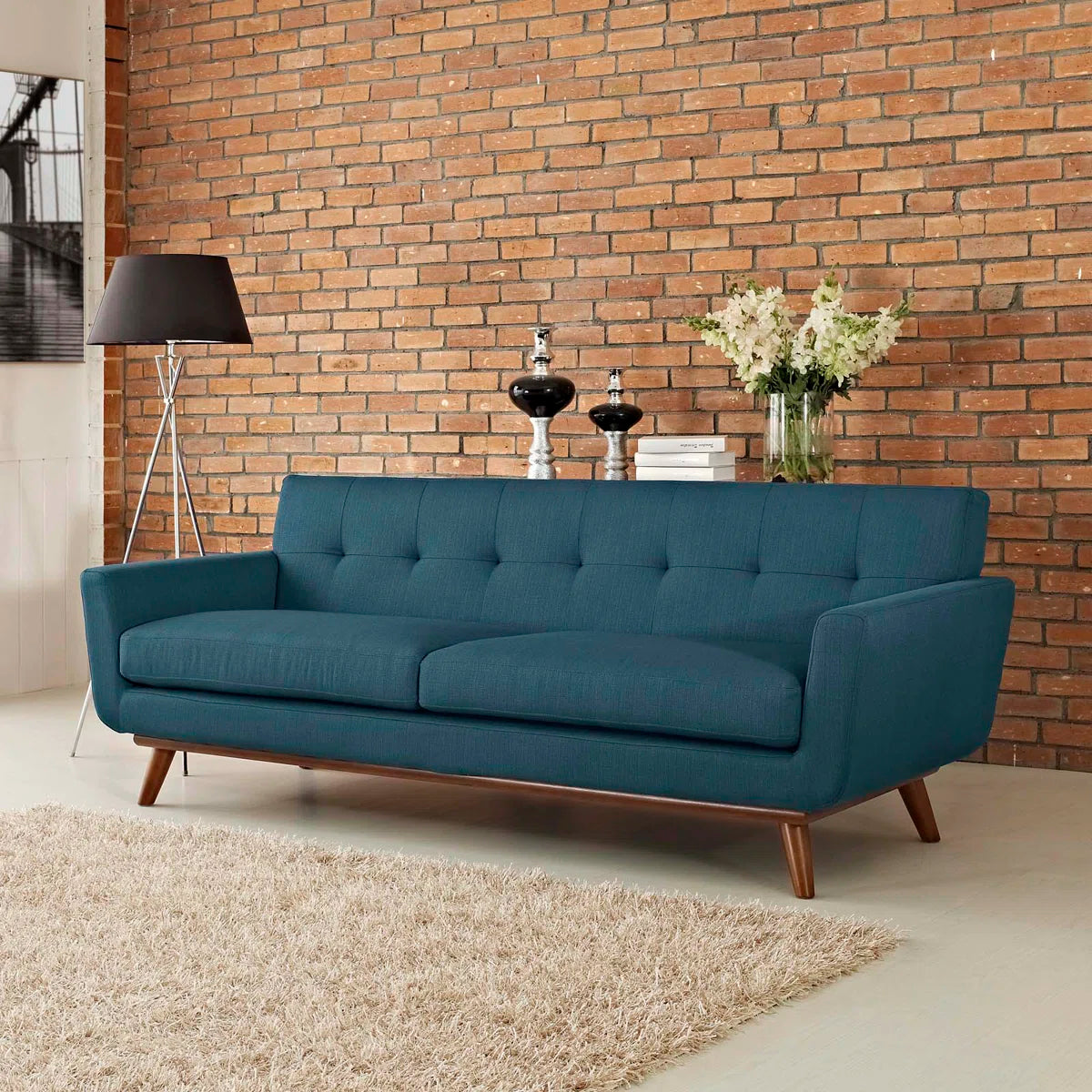 Upholstered Fabric Sofa