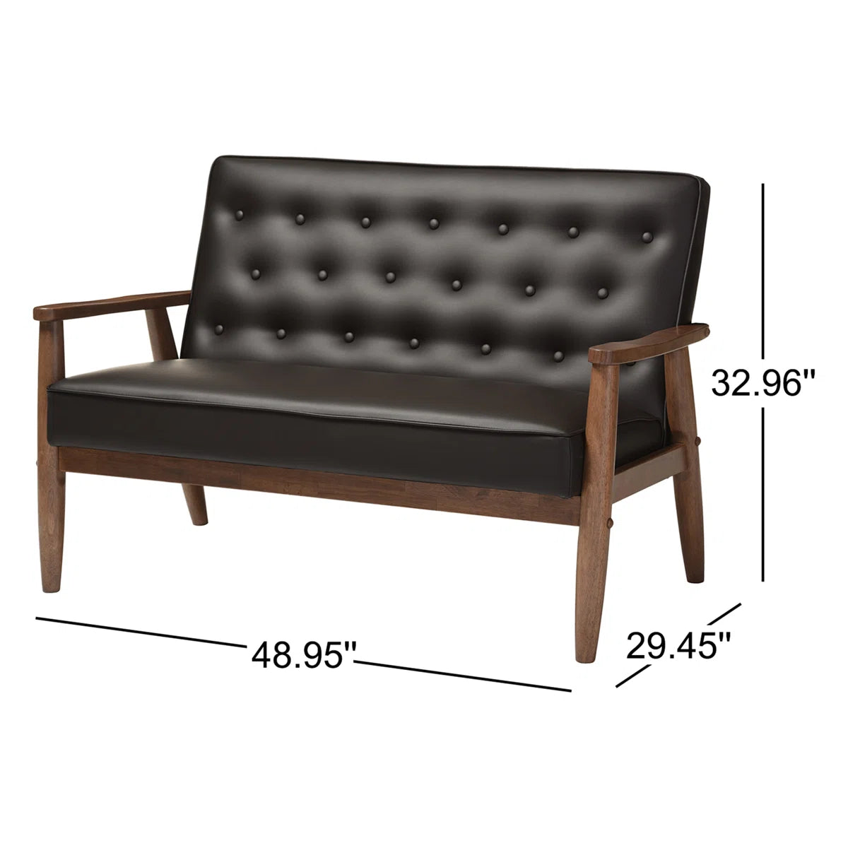 Upholstered Loveseat