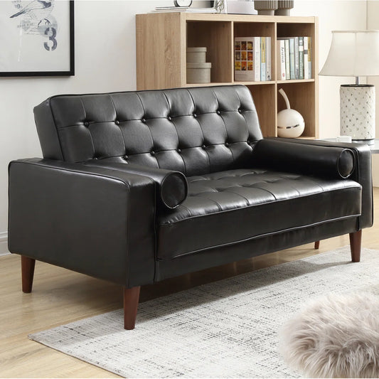 2 Seater Upholstered Sofa Bed:- Multicolour Options Available For Home & Office Use.