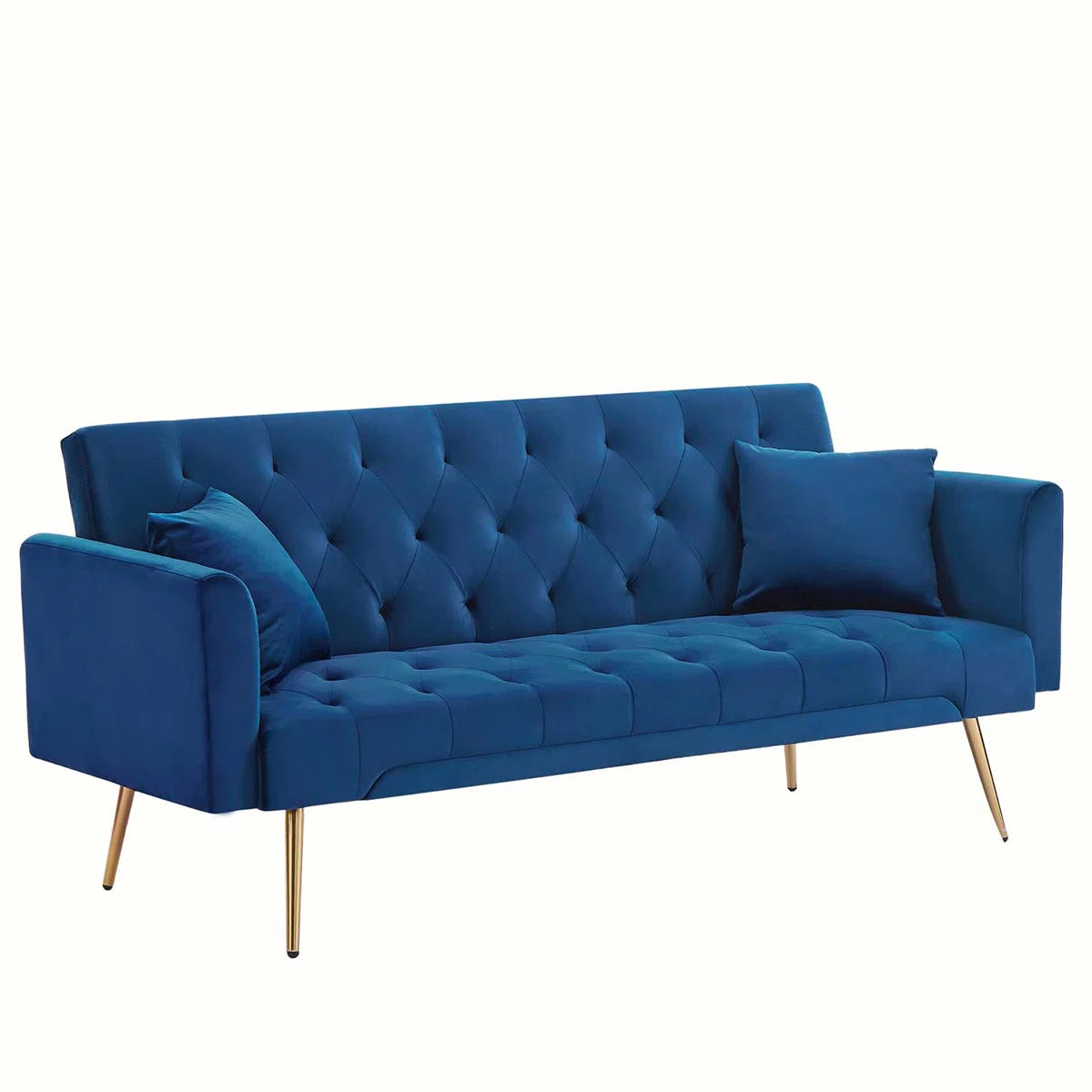 Modern Style 71.65‘’ Upholstered Velvet Sleeper Sofa