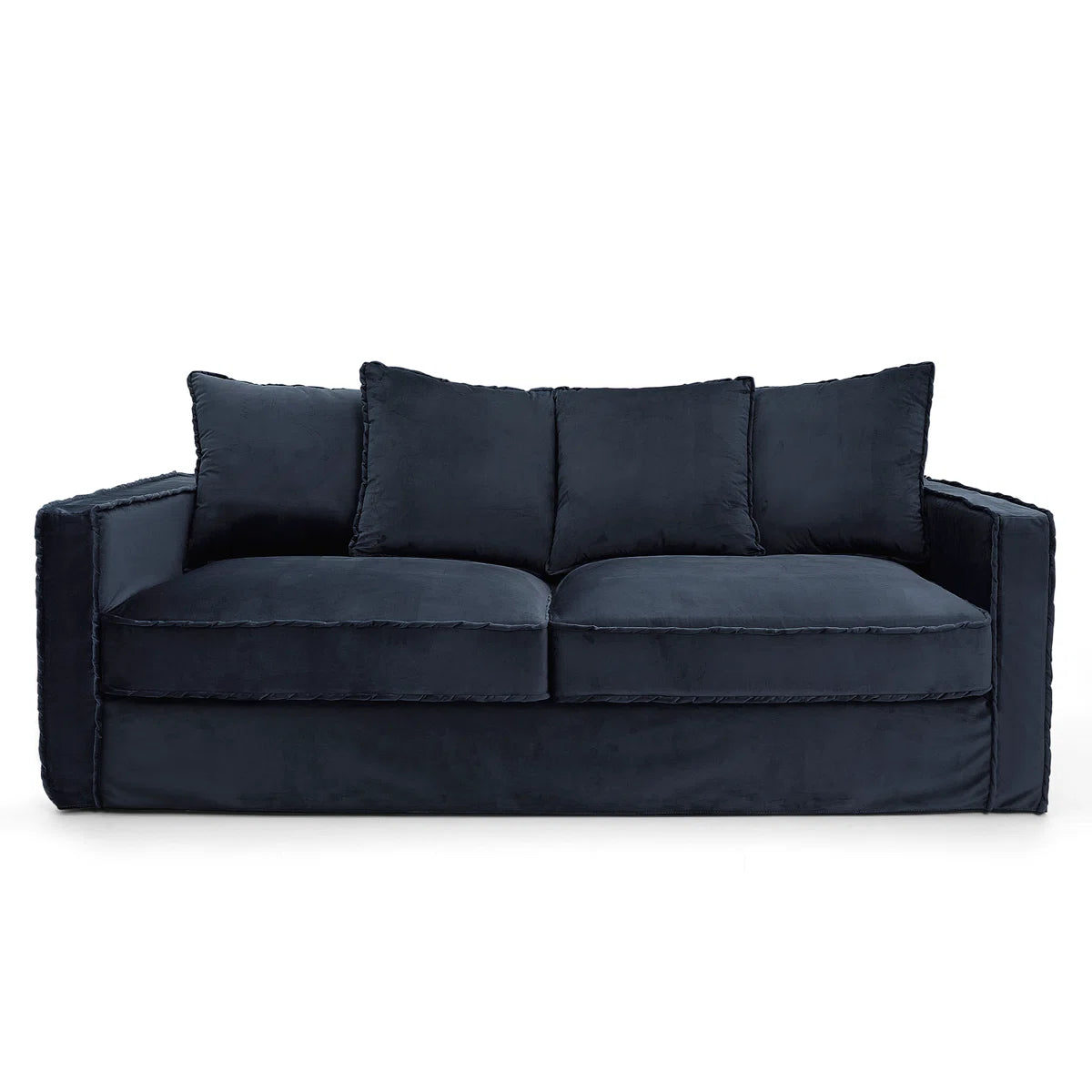 Velvet Slipcover Sofa