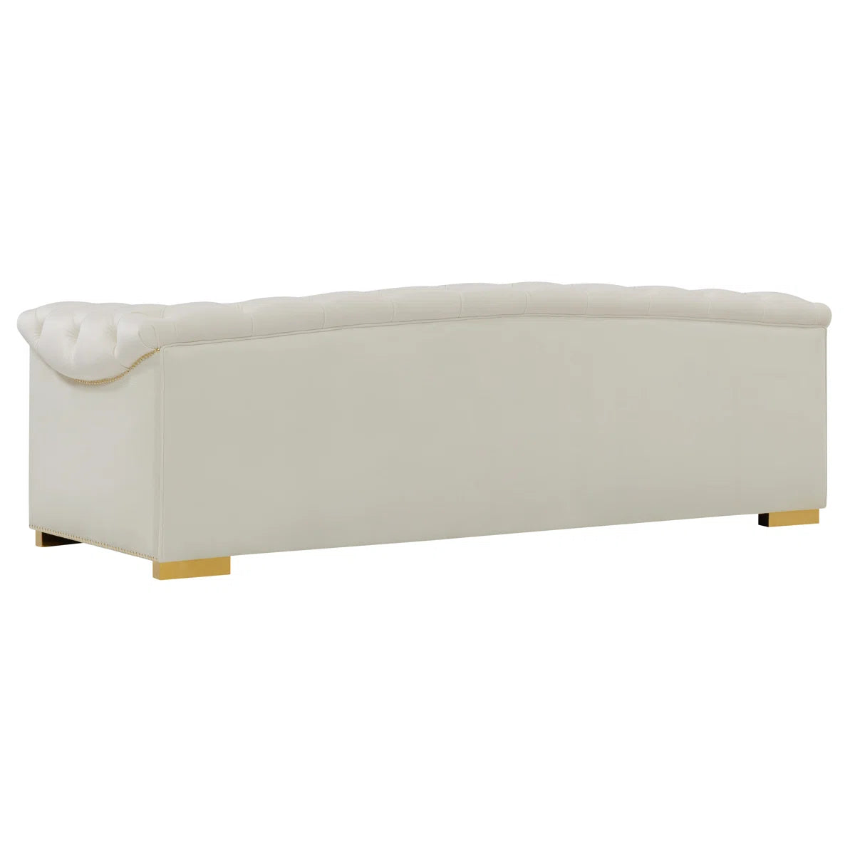 Velvet Rolled Arm Sofa