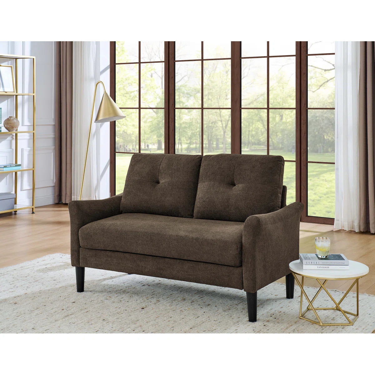 56.3" Loveseat, Suitable For Couples For Living/Bed-Room, 2 Colour Options