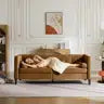 77'' W Mid Century Upholstery Tufted Sofa
