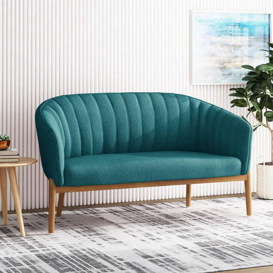 Recessed Arm Loveseat