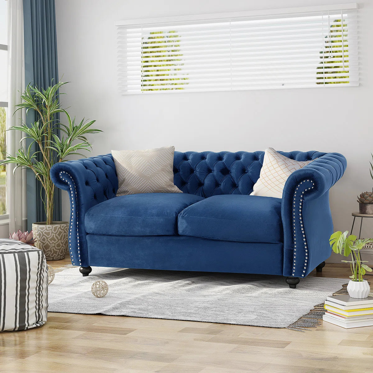 Rolled Arm Loveseat