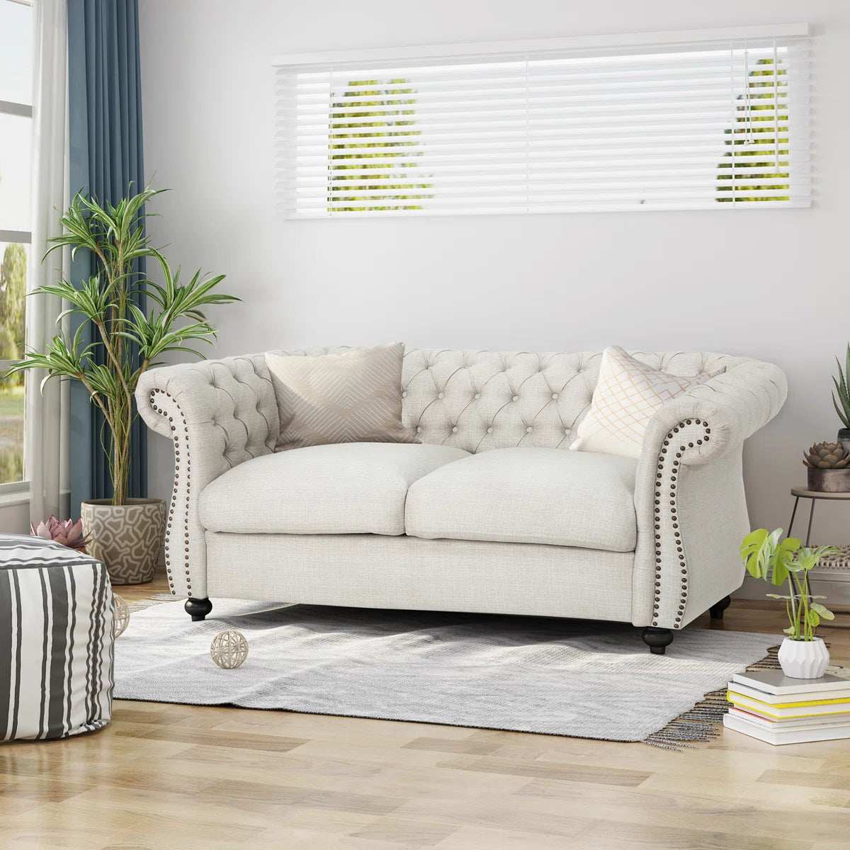 Rolled Arm Loveseat